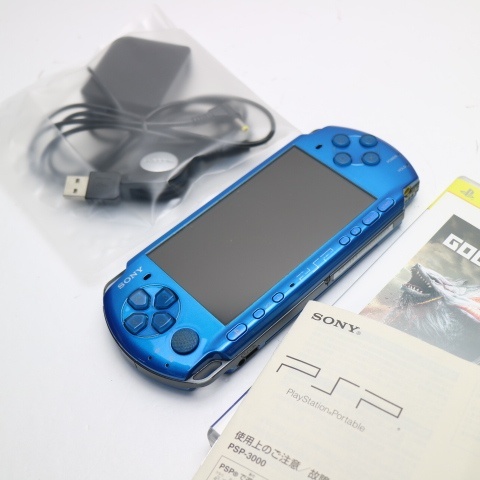 新入荷 バイブラント・ブルー PSP-3000 良品中古 即日発送 土日祝発送