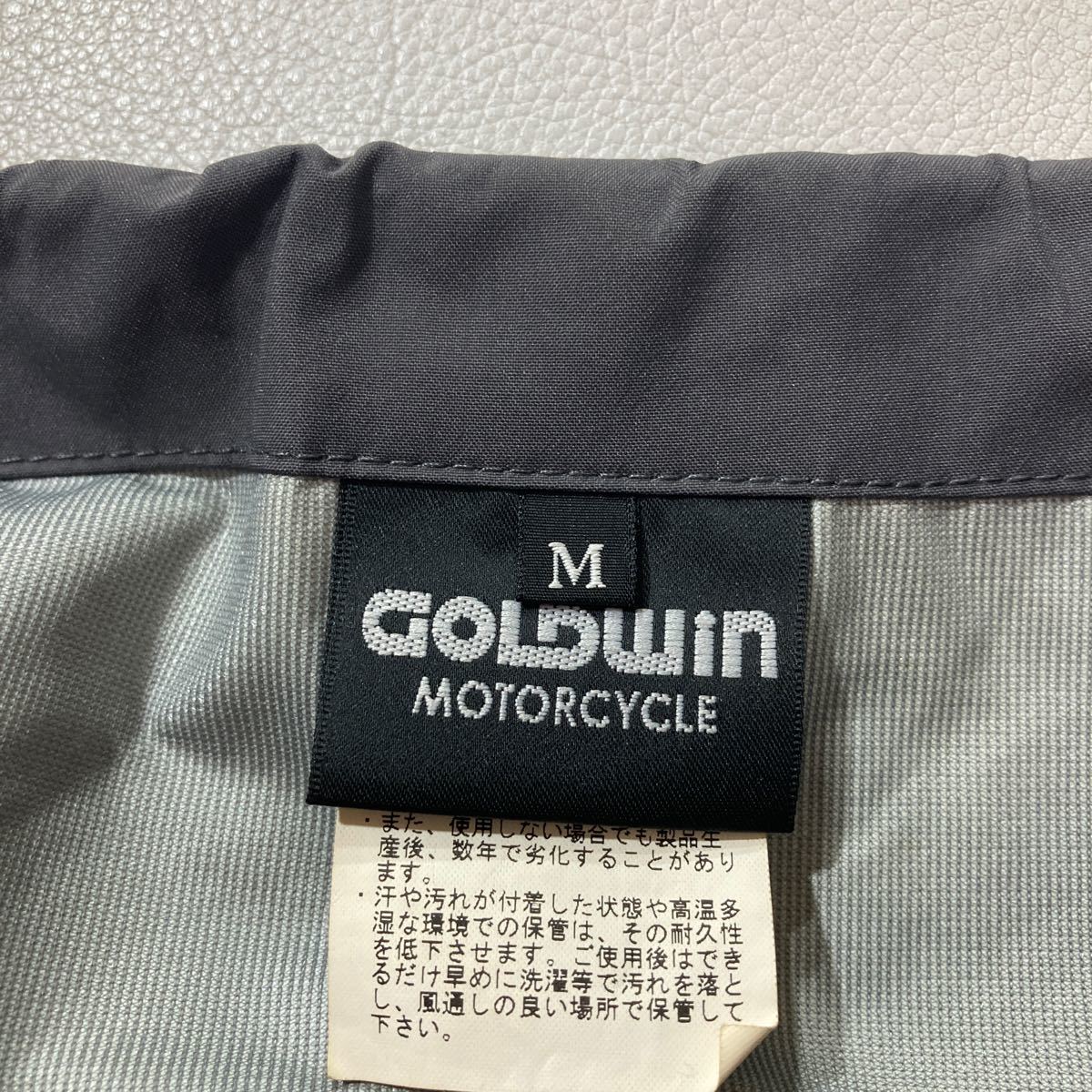 249 ゴールドウィン GOLDWIN MOTORCYCLE バイク用 撥水 レインパンツ モーターサイクル ナイロン サイズM 雨具 釣り アウトドア 31228AM_画像3