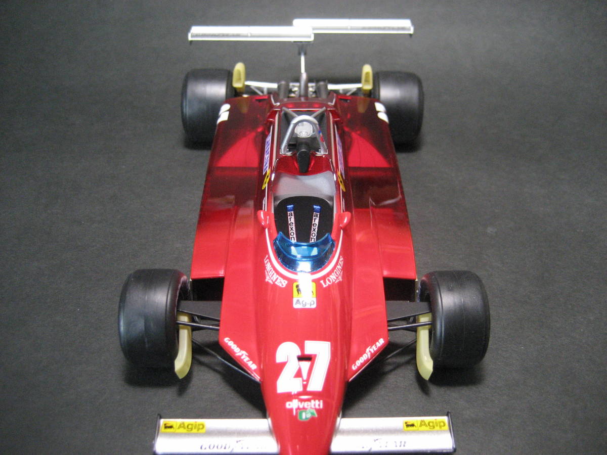 ◆◇フジミ１／２０　フェラーリ　１２６Ｃ２　ロングビーチGPクリアーカウル仕様完成品◇◆_画像2