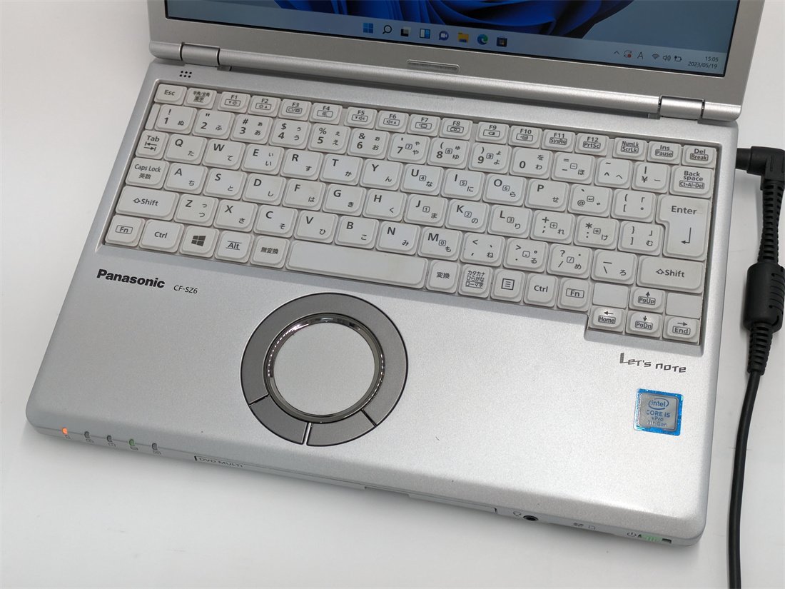 1円～ 新品無線マウス付き ノートパソコン Panasonic CF-SZ6RDCVS 中古良品 第7世代 Core i5 4GB DVDRW 無線 Bluetooth Windows11 Office済_画像2
