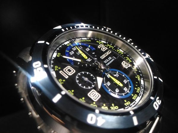  原文:【1円 Jimmie Johnson 限定モデル】SEIKO セイコー SOLAR ソーラー クロノグラフ メンズ 逆輸入 腕時計 新品 日本未発売 アナログ ウォッチ