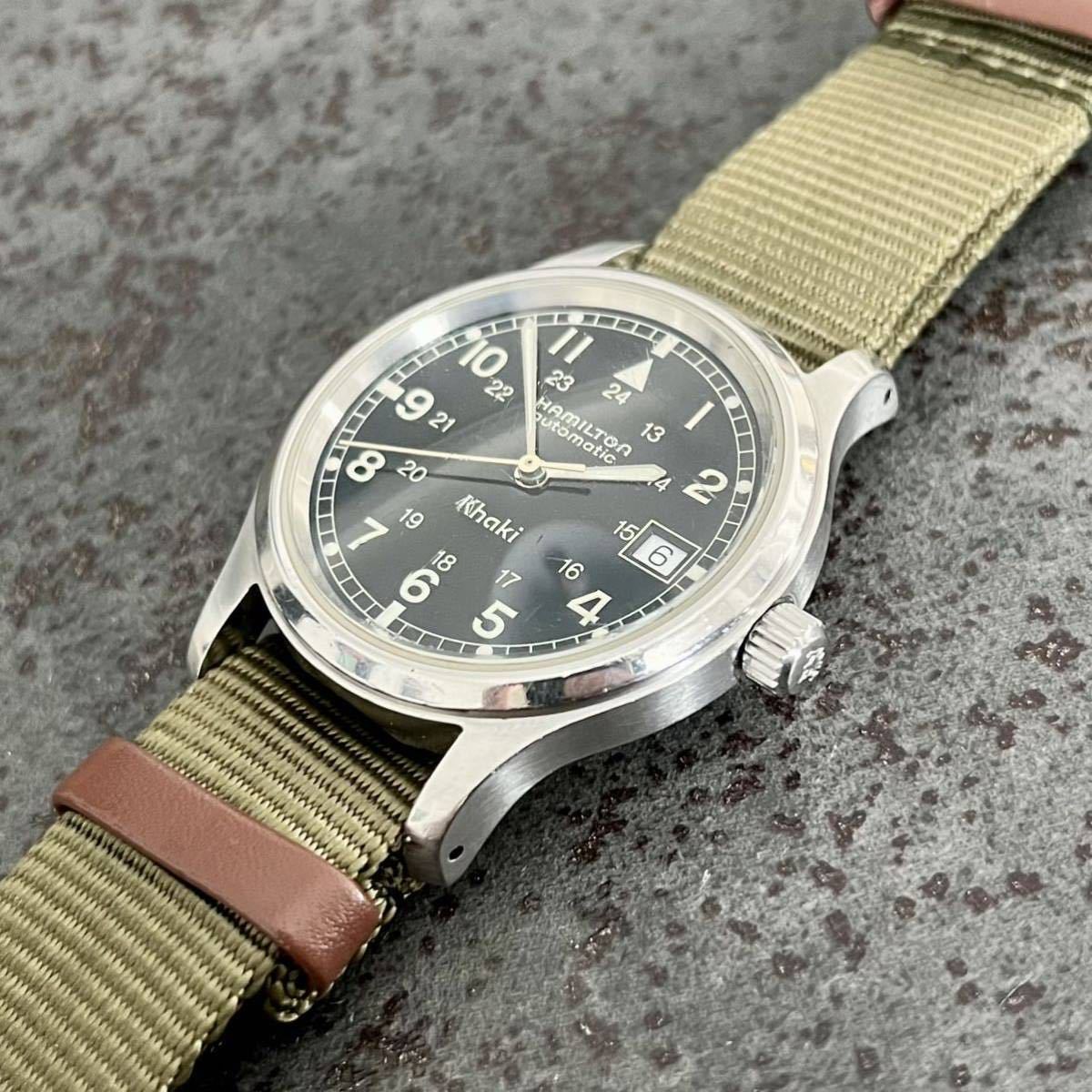 Hamilton ハミルトン カーキフィールド 9721B (空軍6Bモチーフ Hamilton ハミルトン カーキフィールド 9721B (空軍6Bモチーフ