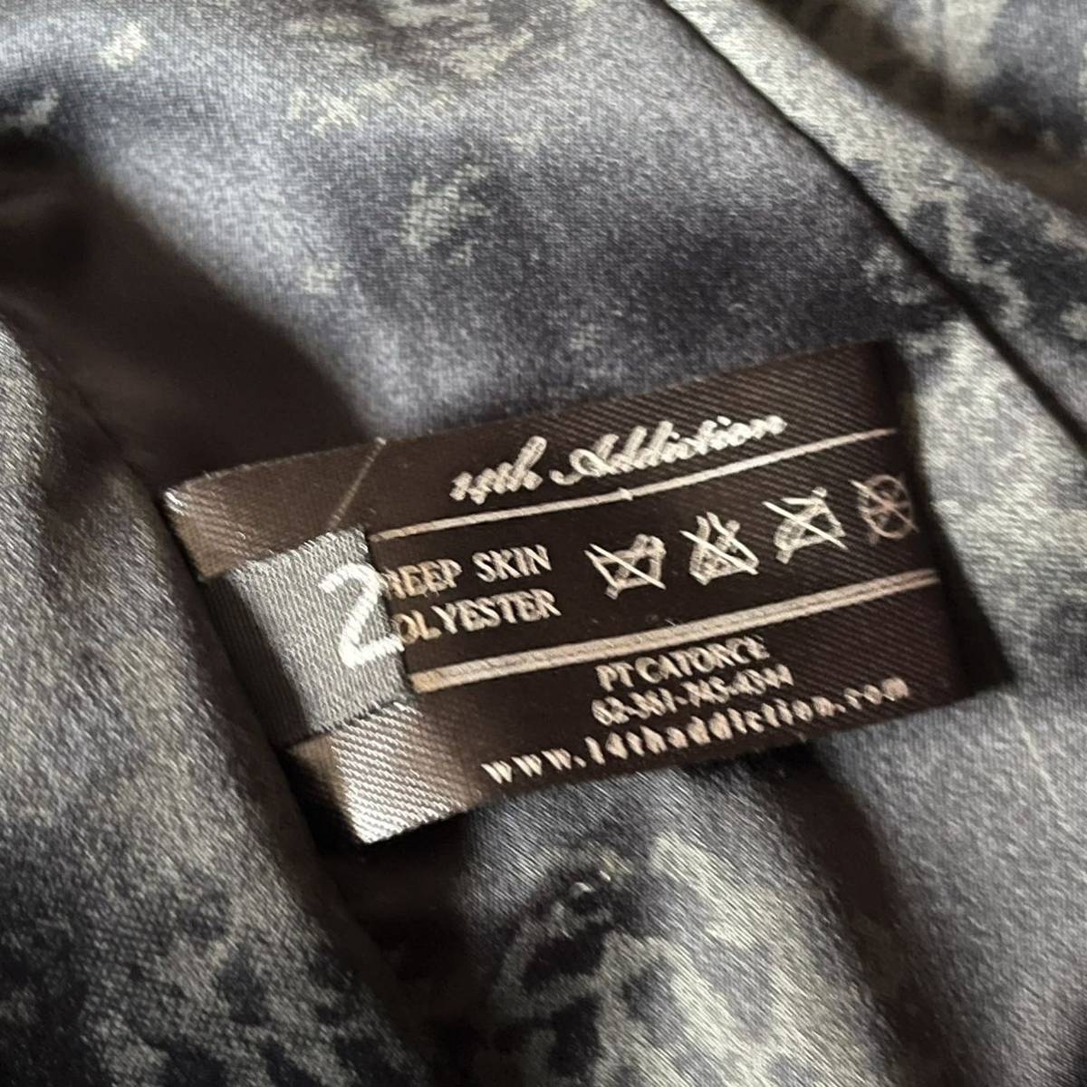 00's 14th addiction Cross Zip Leather Hooded Jacket 00's 14th addiction Cross Zip Leather Hooded Jacket