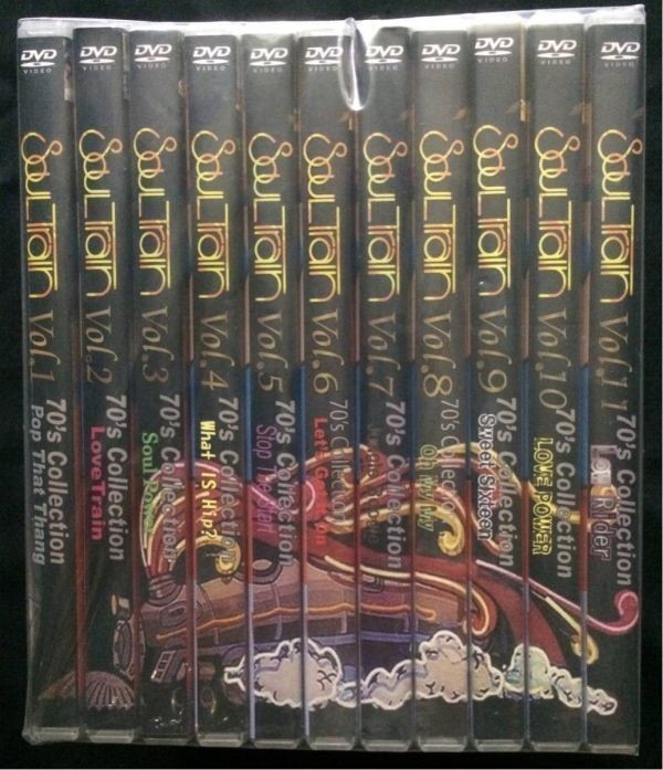 SOUL TRAIN 　ソウルトレイン vol.1～vol.11 セット DVD11disc ブラックミュージック