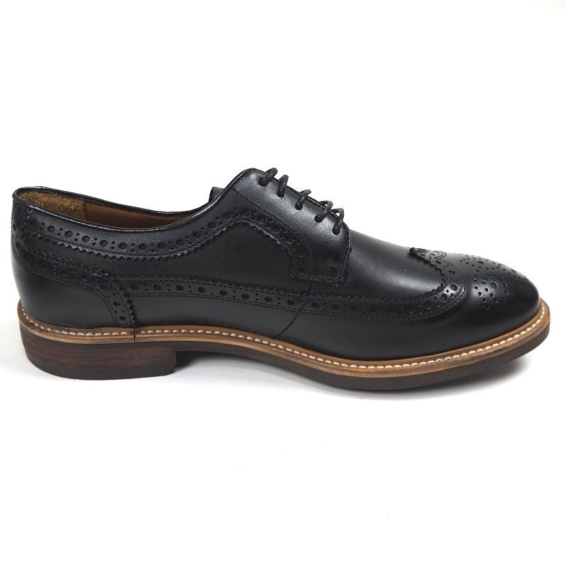 P328 未使用品 ジャンカルロモレリ イタリアンレザー ウイングチップ ビジネスシューズ 本革 GIANCARLO MORELLI 43(27.5cm) 紳士靴_画像4