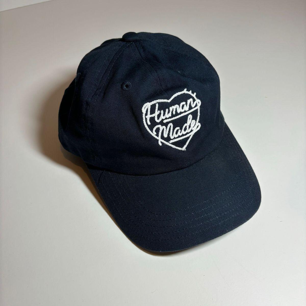 HUMAN MADE (ヒューマンメイド) 6PANEL TWILL HEART CAP ハートロゴ刺繍 ベースボールキャップ 