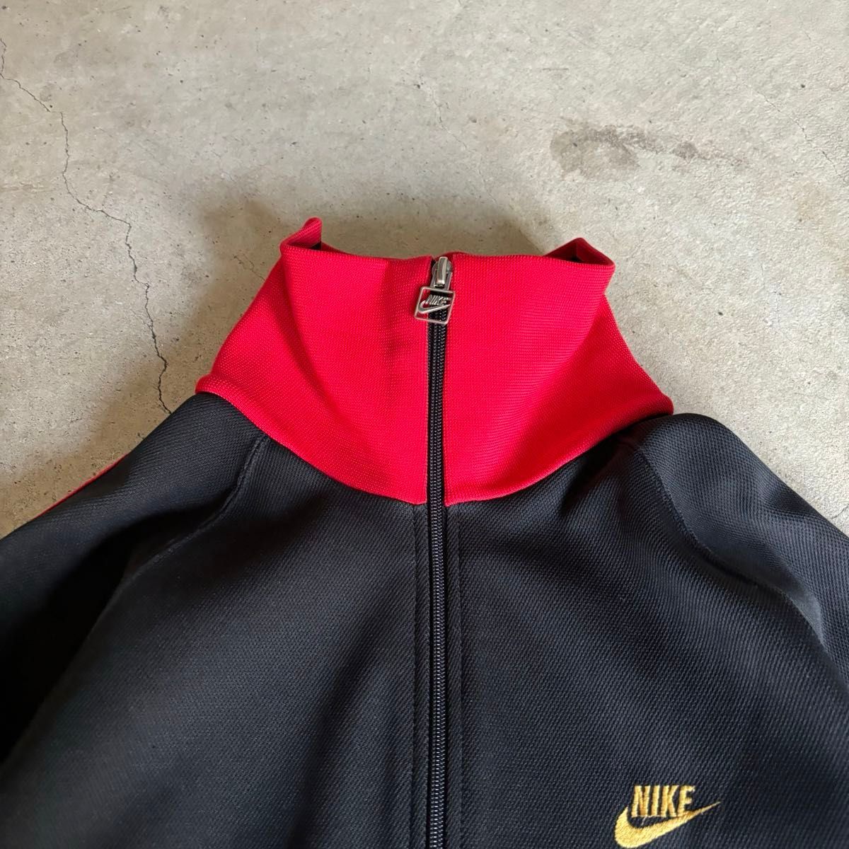 80s NIKE 日本製 トラックジャケット MADE IN JAPAN ナイキ ジャージ トラックトップ 黒