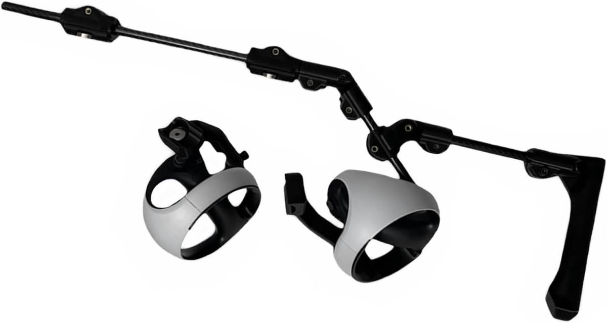 SHEAWA PS VR2用のホルダー 射撃ゲーム向け 銃型ブラケット コントローラー用 アクセサリー シューティングゲーム Pl_画像1