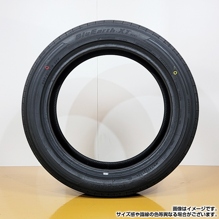 【2023年製】 YOKOHAMA 235/55R18 100V BluEarth-XT AE61 ブルーアース ヨコハマタイヤ サマータイヤ 夏タイヤ 4本セット_画像4