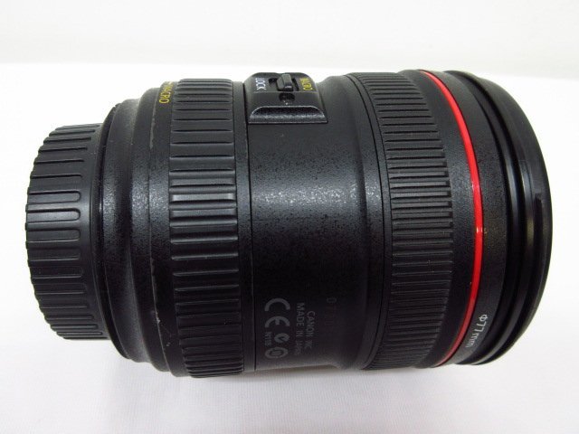 y2946 Canon ZOOM LENS EF 24-70mm 1:4 L IS USM 一眼 オートフォーカス カメラ レンズ キャノン　光学機器 現状品_画像3