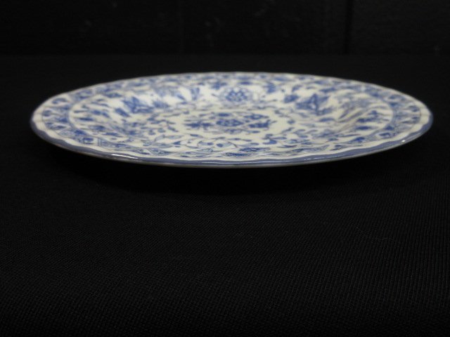 ｍ9918 ミントン　シャリマー　皿　2枚セット　プレート　食器　イギリス製　MINTON SHALIMAR　直径約16.5cm　青い花_画像3