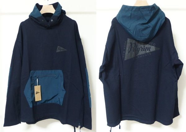 Engineered Garments エンジニアードガーメンツ Pilgrim Surf+Supply 別注 TEAM HOODY チーム フーディ パーカー L_画像1