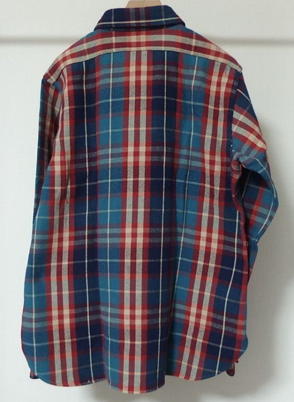 21AW WAREHOUSE ウエアハウス Lot 3104 FLANNEL SHIRTS F柄 チェック フランネル シャツ L 16-16.5_画像2