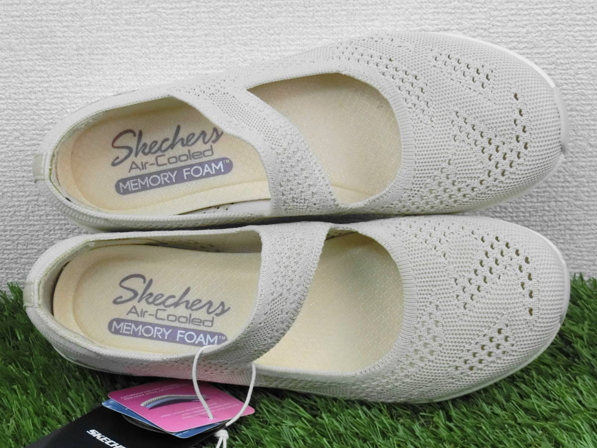 【未使用】 レディース SKECHERS OUR PLANET MATTERS BE-COOL-ENDLESS FUN メリージェーンスニーカー ナチュラル 23.5cm 【0968】_画像3