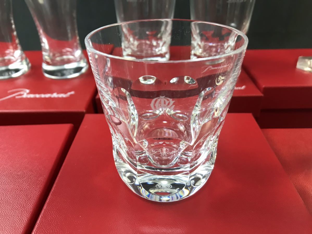 1000円~■★Baccarat★バカラ アルクール ベルーガ ロックグラス タンブラー 箱付き まとめ★okoy2384954-242★t8363_画像7