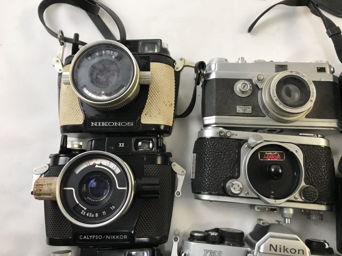 1000円~■★動作未確認★カメラ 色々 NIKONOS Nikon FM2 Canon ZEISS ボックス KFI 85 スケルトン まとめ★okoy2401873-257★t8412_画像2