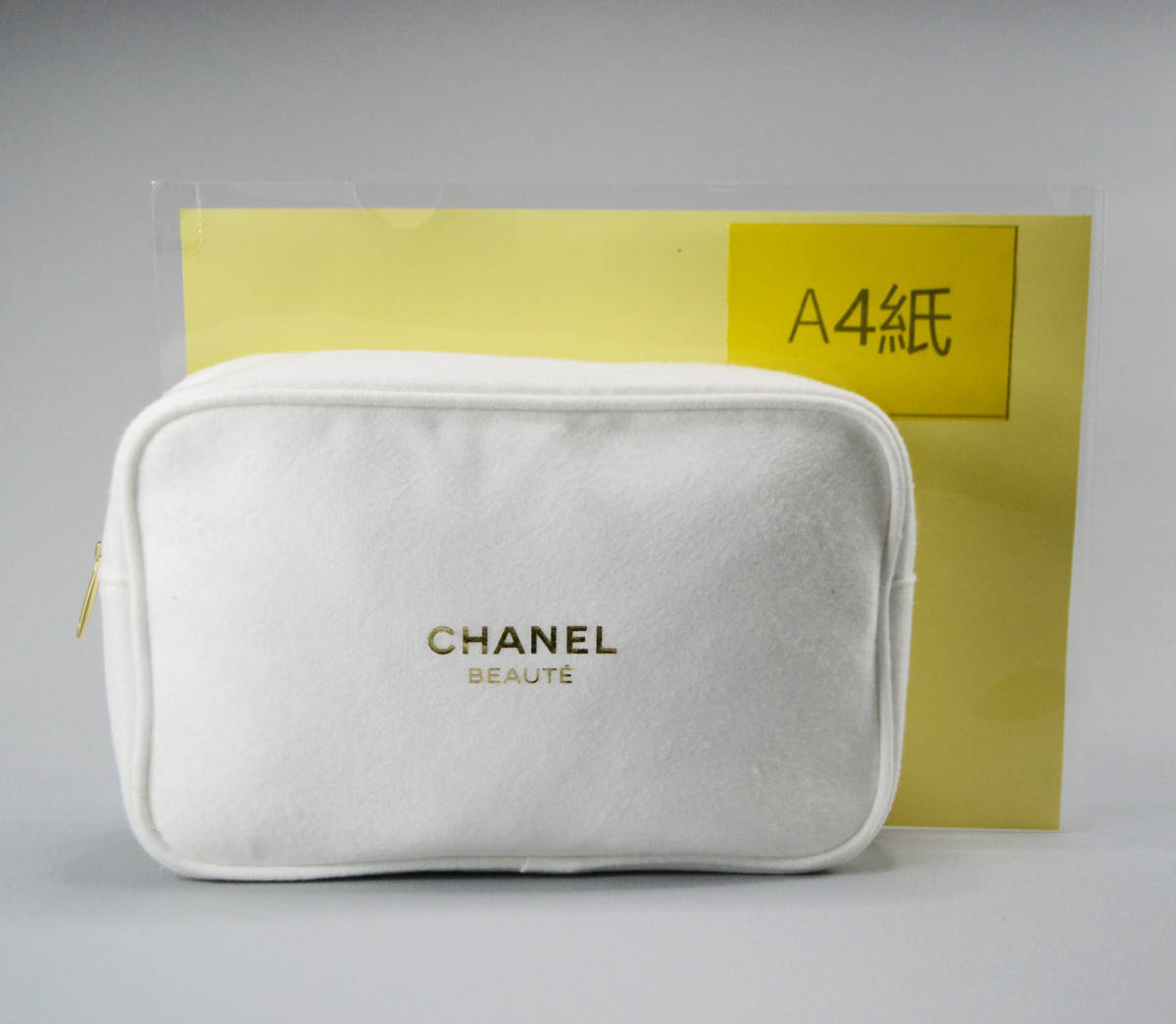 Gabp1CH 新品未使用本物 シャネル CHANEL 「GABRIELLE」 ノベルティポーチ 1_画像8