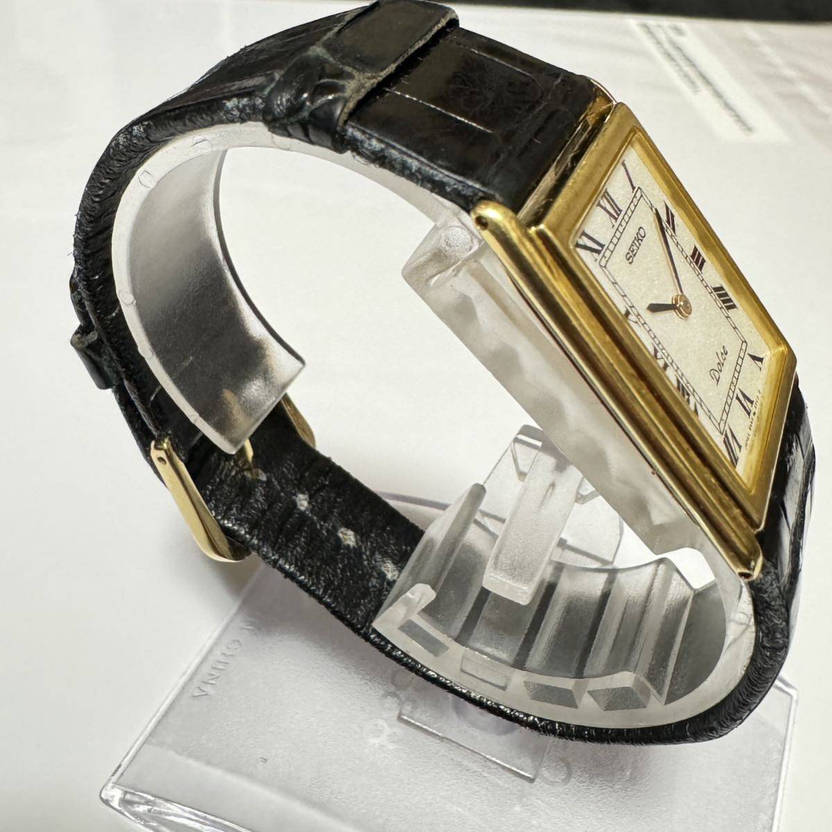 【超希少稼動品！！】 SEIKO　DOLCE　セイコードルチェ　金無垢　腕時計　18KT_画像4