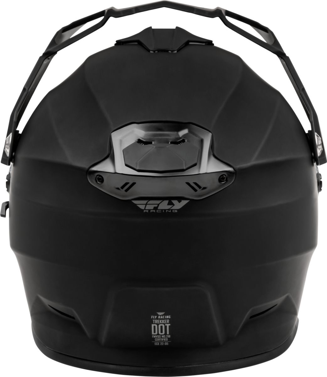 サイズXS FLY RACING フライ トレッカー デュアルスポーツ CW SOLID ヘルメット 電熱シールド 艶消し 黒 XS