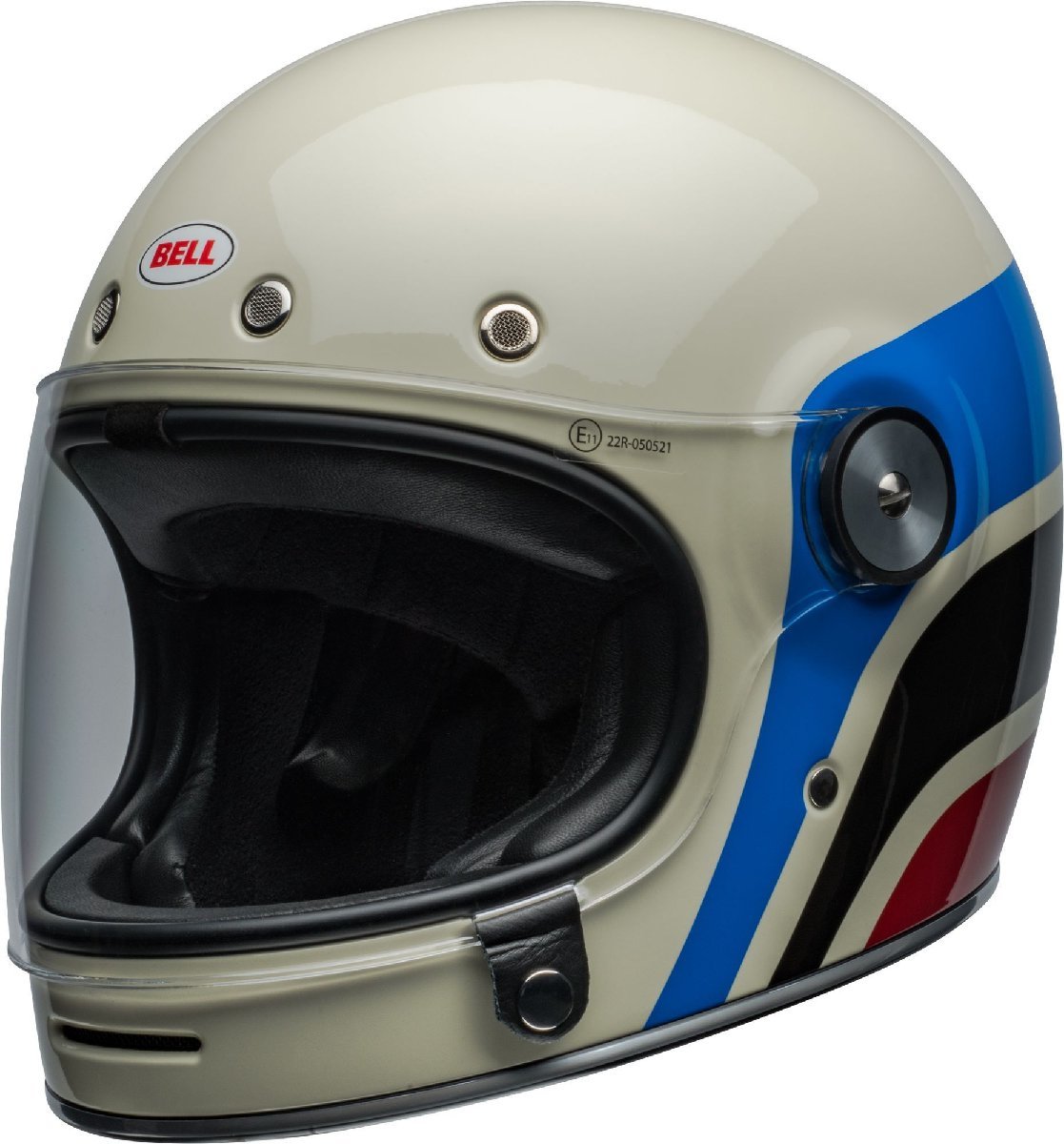サイズ S (55～56cm) Bell ベル ブリット Bullitt オンロード ヘルメット Speedway グロス ビンテージ 白/青