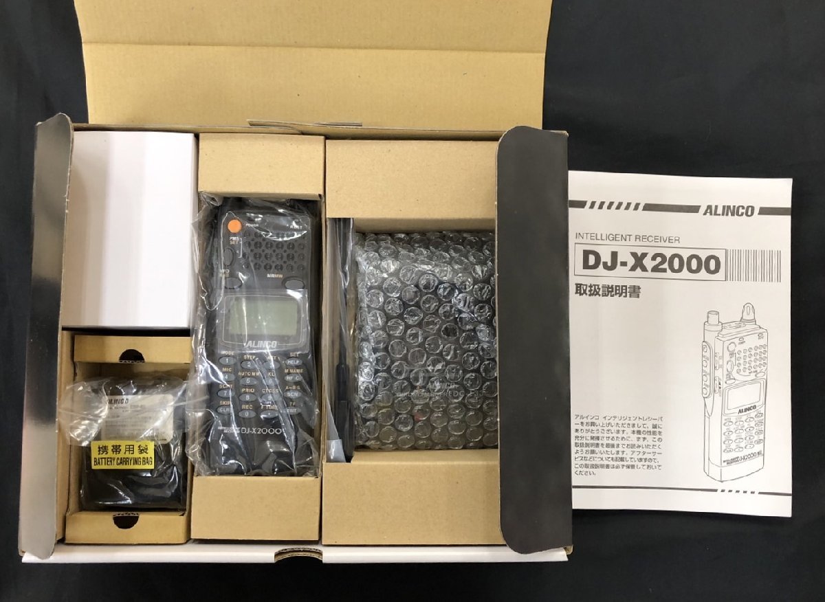 【10FO各12007F】1円スタート★ALINCO★アルインコ★DJ-X2000★インテリジェントレシーバー★中古美品★通電確認済★_画像3