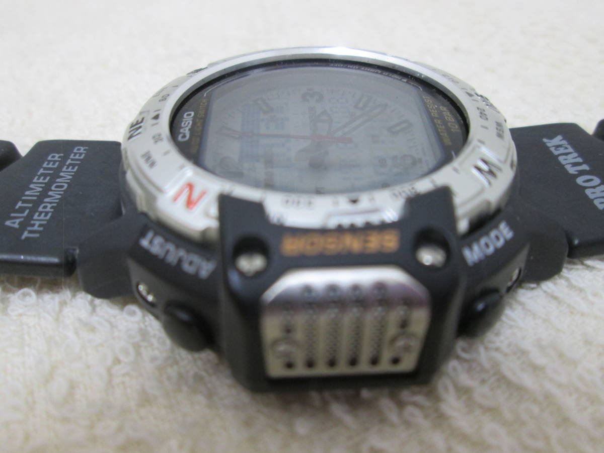 (98)♪CASIO カシオ PRO TREK プロトレック 1375 PRT-50 デジアナ メンズ腕時計 2023年12月電池交換済み 稼働品 _画像2
