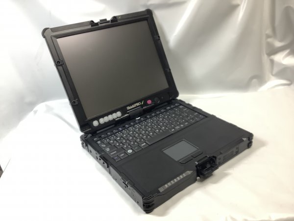 お宝アキバ/ジャンク品 ACが無い為動作未検証 NEC版タフブック ShieldPRO FC-N22A/BX4SS 12.1型 Core2 U7500 メ1？ HDD500 梱80 小5758_現品画像です