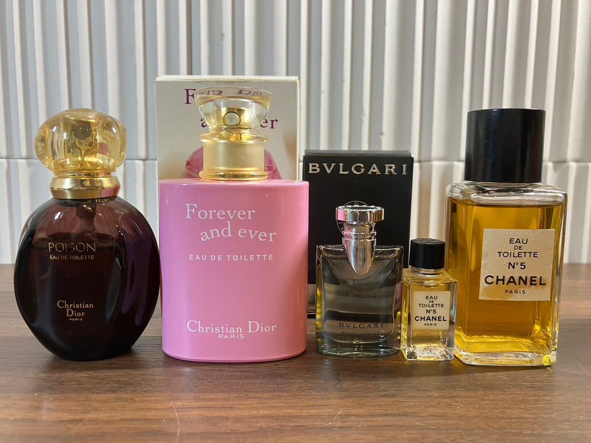 A/1450 香水まとめ シャネル ディオール ブルガリ ハナエモリ ラルフローレン CHANEL BVLGARI Dior No.5 N°5 ナンバーファイブ_画像2