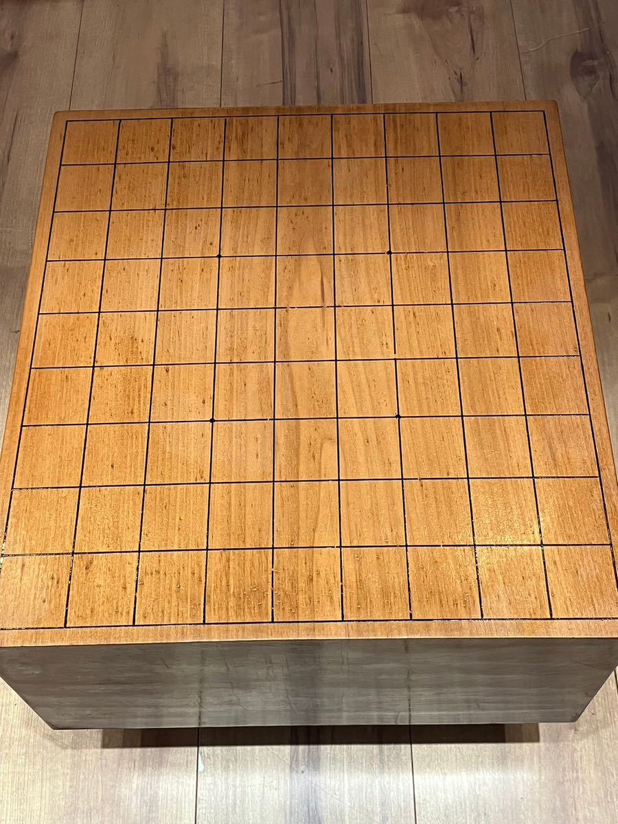 C/1007 脚付将棋盤 駒台付き_画像3