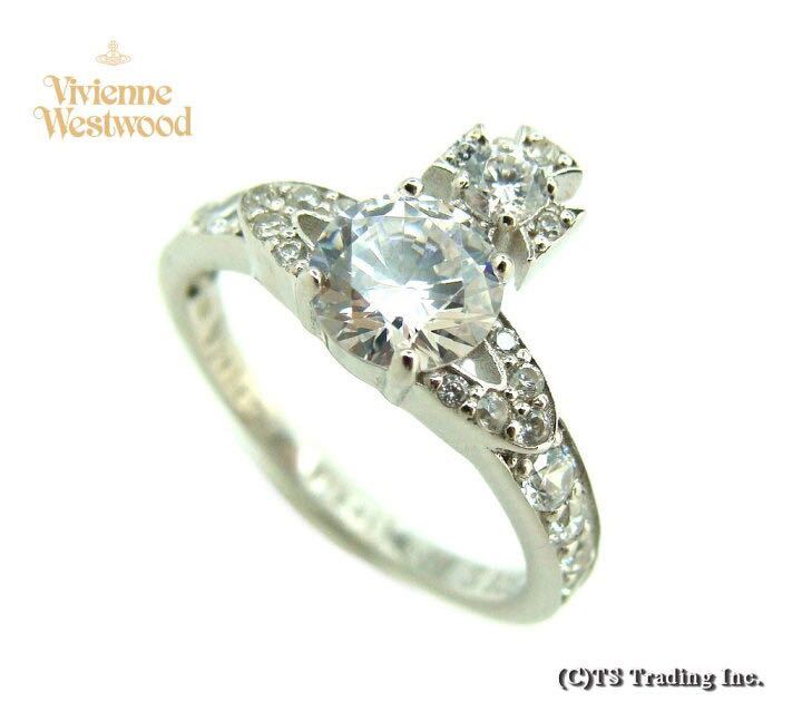 Vivienne Westwood 指輪 リング Ismene Orb Ring クリスタル オーブ SV925 XSサイズ アクセサリー シルバー キラキラ ラグジュアリーの画像2