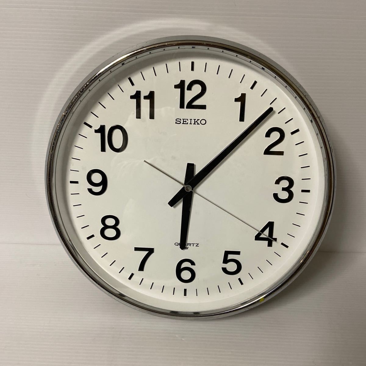 昭和レトロ SEIKO セイコー 電気子時計 学校の時計 大きい時計