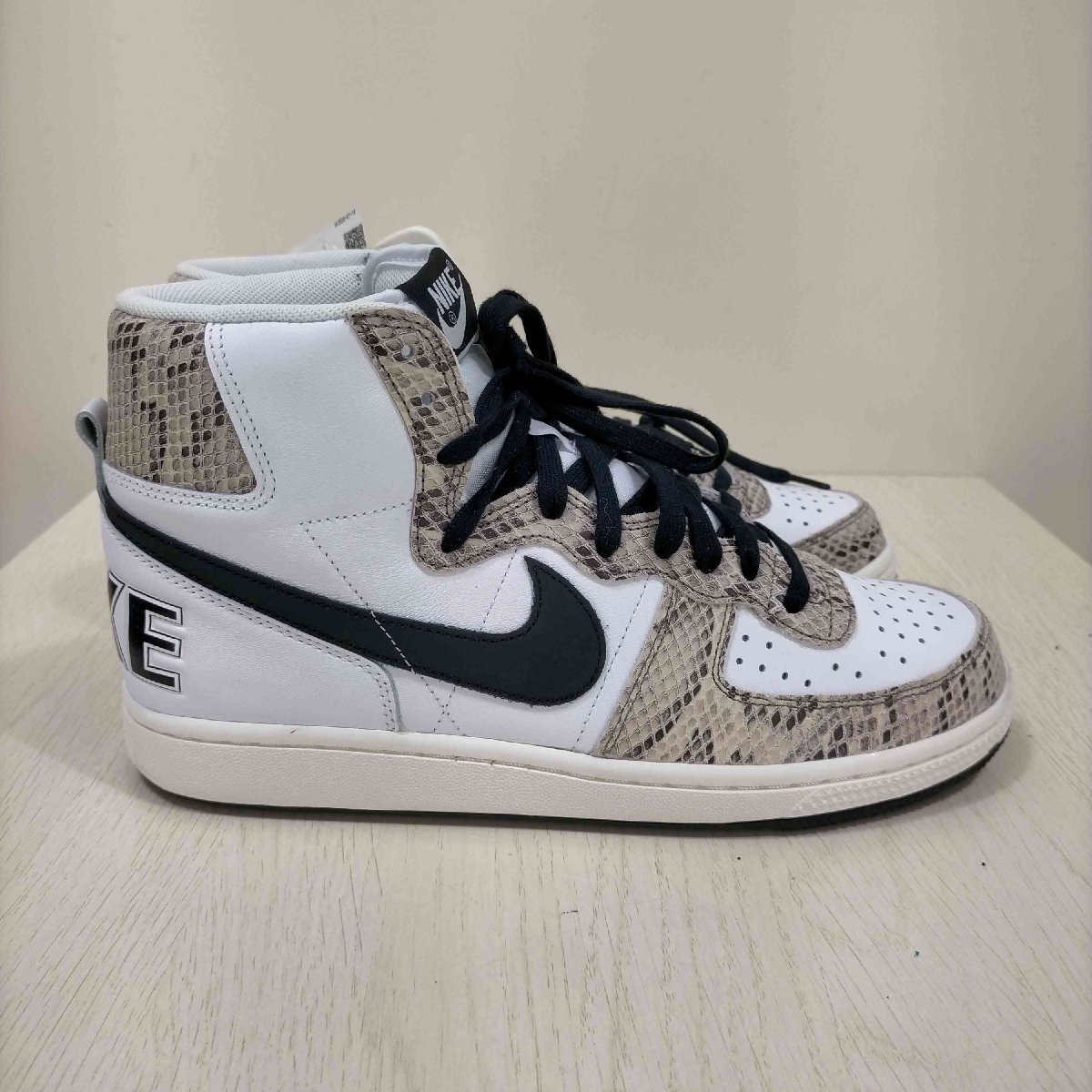 NIKE(ナイキ) ターミネーターハイ ココア スネークホワイト メンズ JPN：27.5 中古 古着 0227_画像2