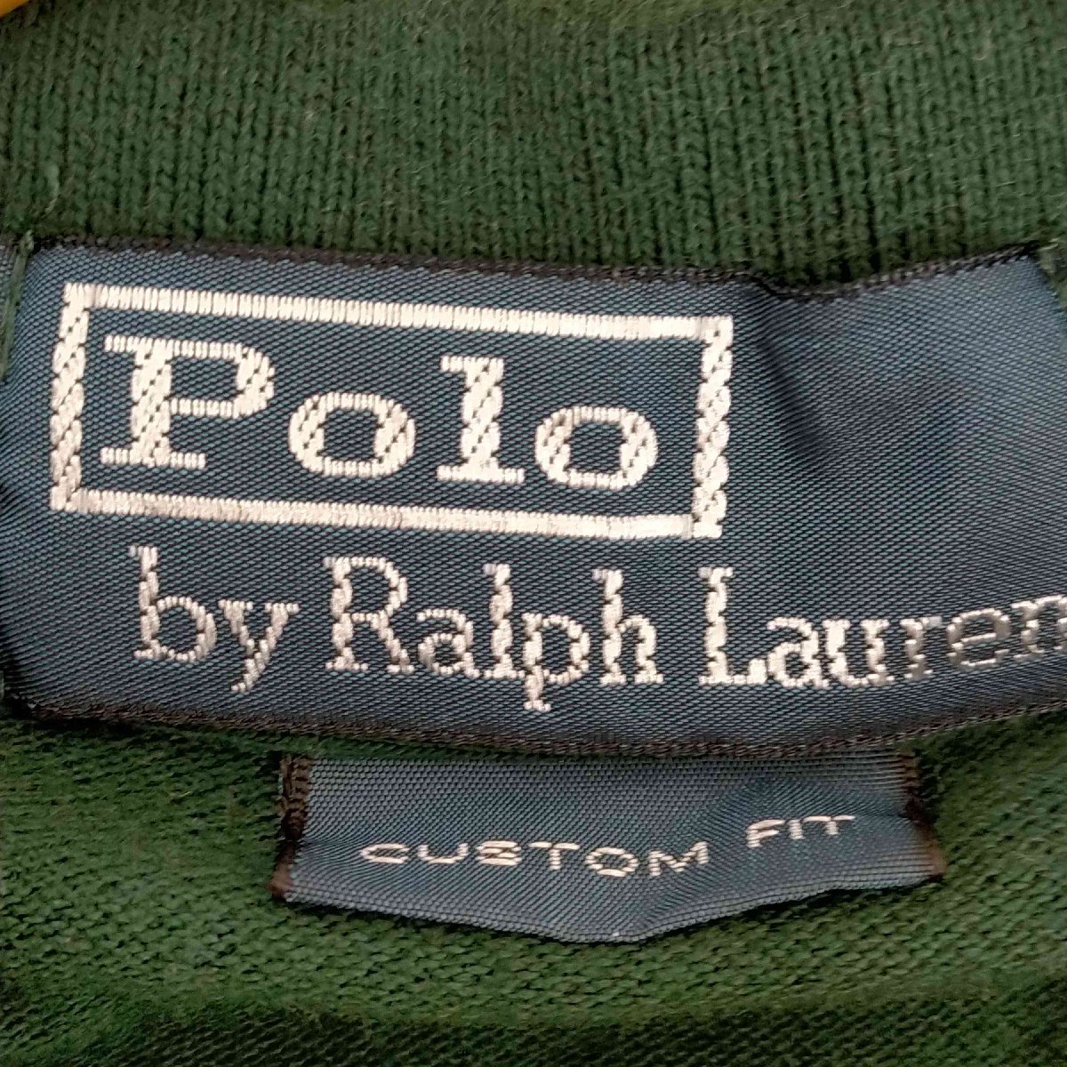 Polo by RALPH LAUREN(ポロバイラルフローレン) 90s CUSTOM FIT ポニー刺 中古 古着 0624_画像6