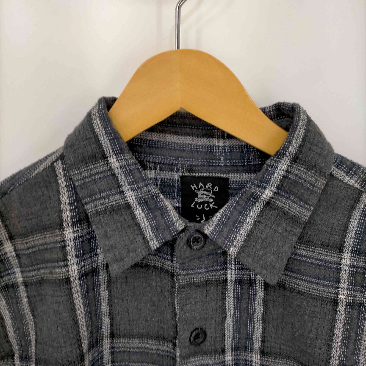 HARD LUCK(ハードラック) DAYTON FLANNEL GRAY メンズ JPN：L 中古 古着 0845_画像3