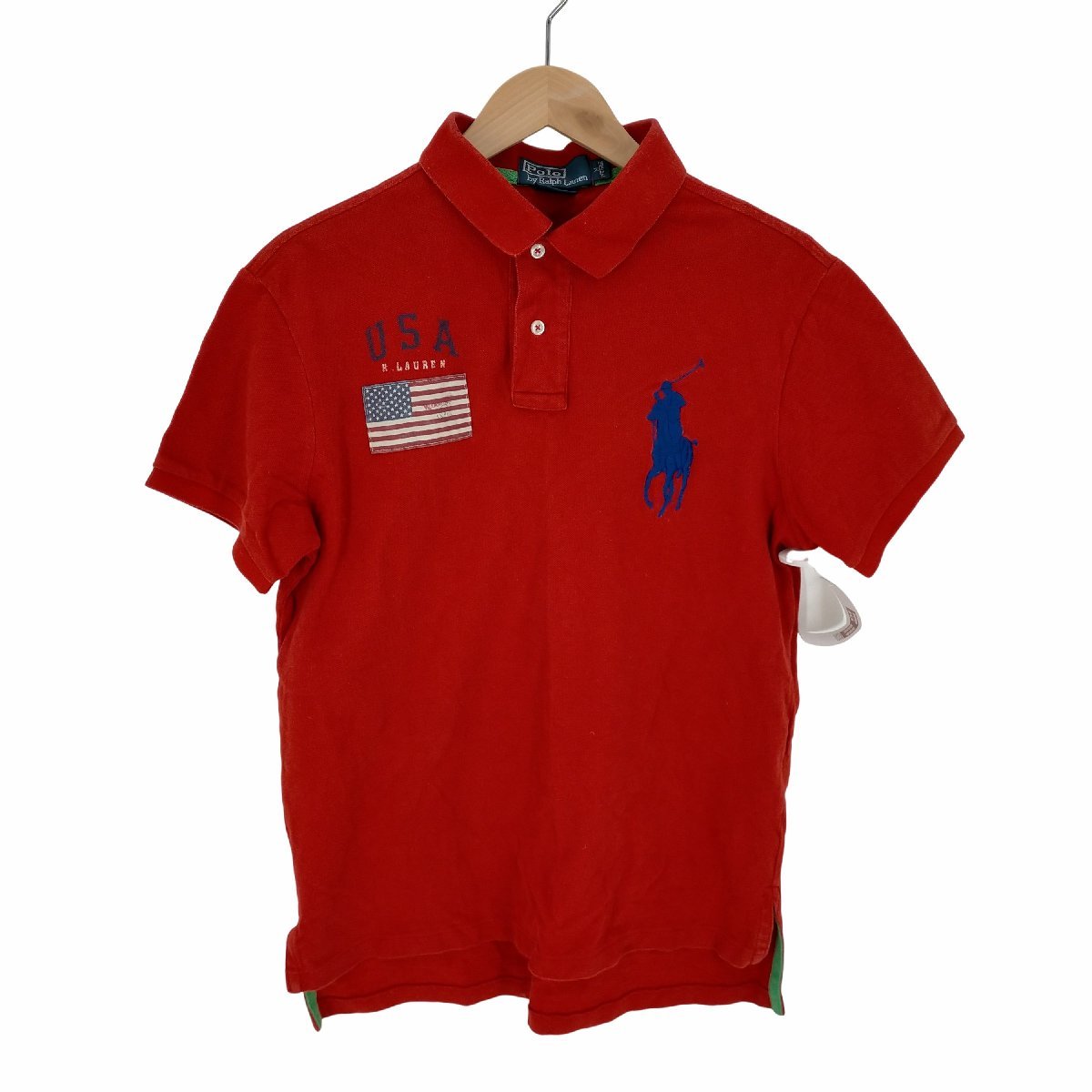 Polo by RALPH LAUREN(ポロバイラルフローレン) CUSTOM FIT ビッグポニー ポ 中古 古着 0506_画像1