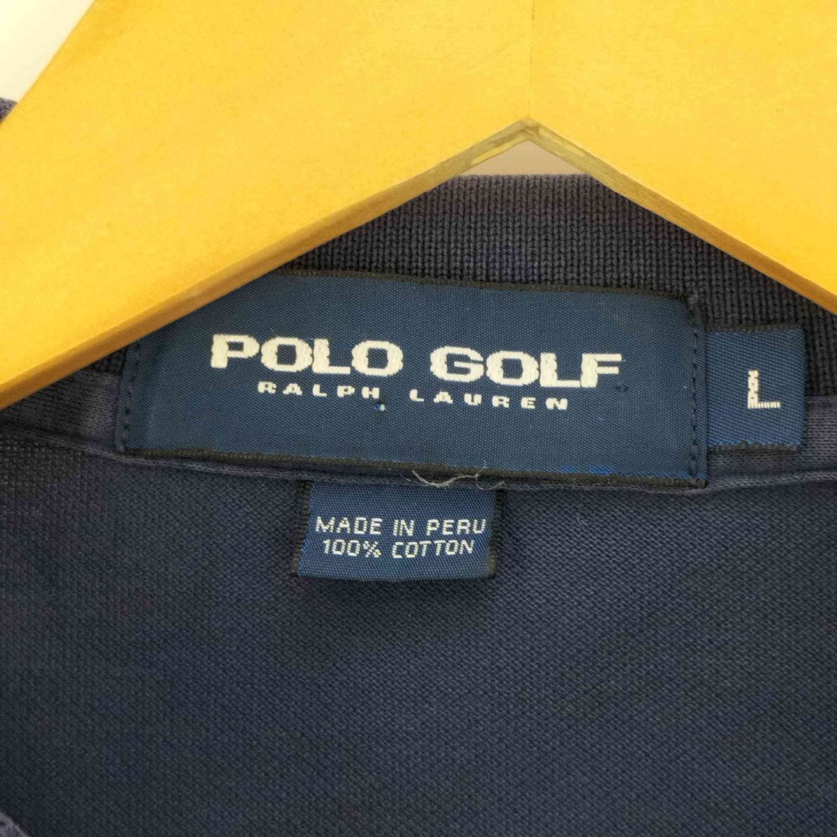 POLO GOLF RALPH LAUREN(ポロゴルフラルフローレン) ポニー刺繍 ラグラン コットン 中古 古着 0643_画像6