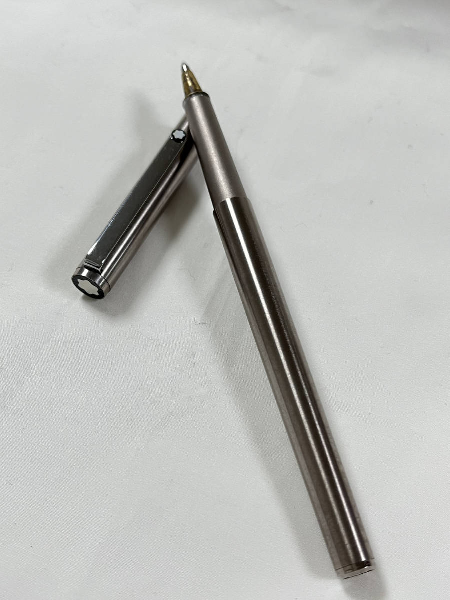 MONTBLANC Germany SILVER ビンテージキャップ式 レア モンブランボールペン(M) 中古品_画像6