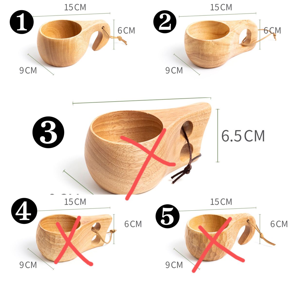 在庫処分　新品未使用　ククサ　kuksa アウトドアマグカップ　天然木　キャンプ　残2個　即日発送