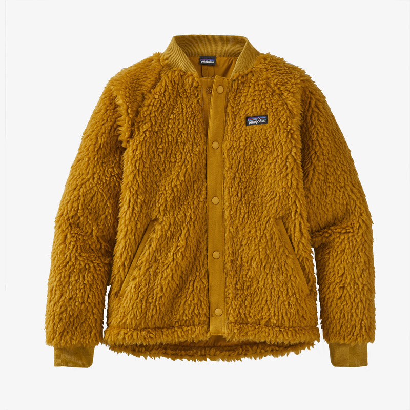 ★新品★　patagonia パタゴニア ガールズ レトロX ボマー ジャケット　Buckwheat Gold BKWG XLサイズ フリースジャケット　正規品_画像1