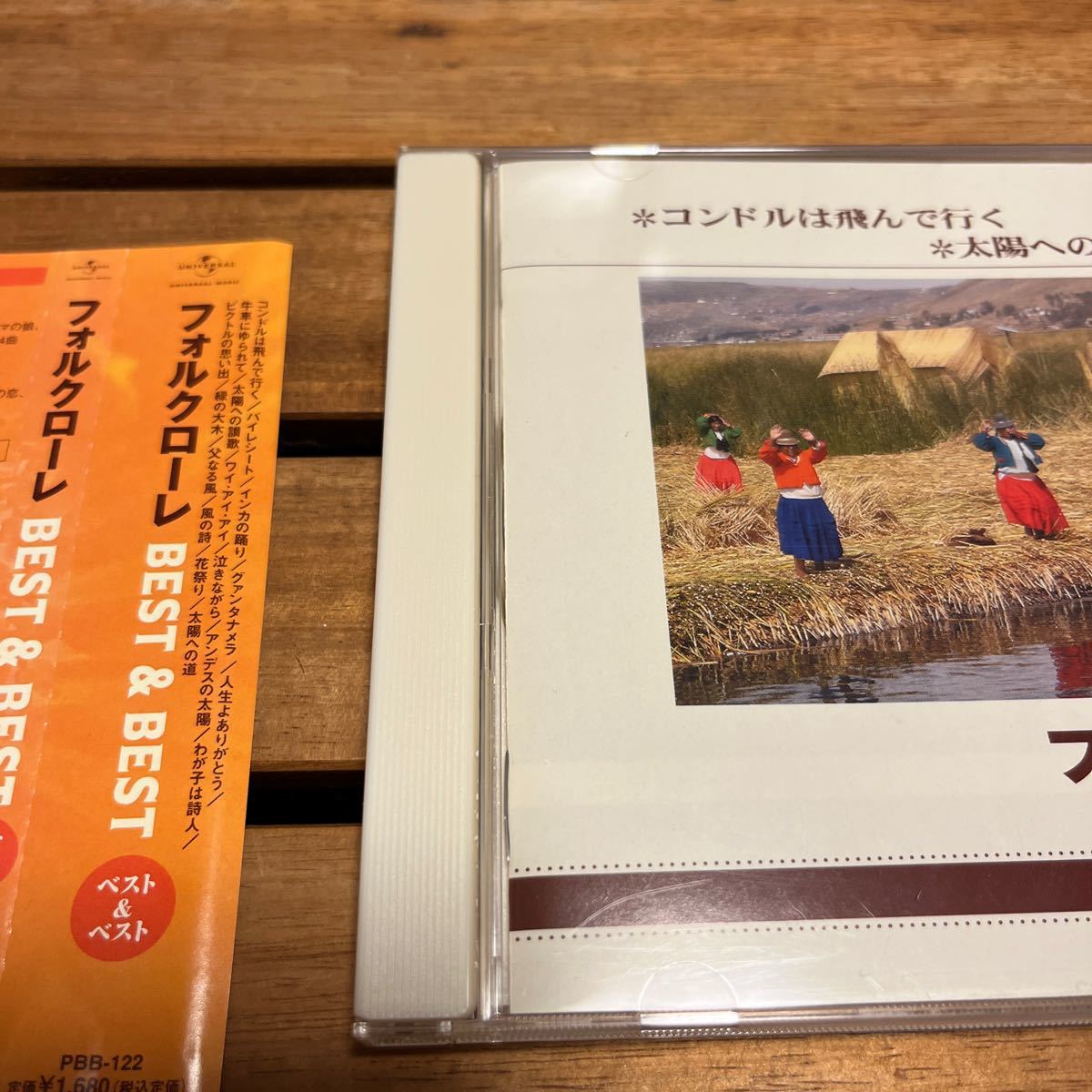 フォルクローレ　BEST&BEST コンドルは飛んで行く　インカの踊り　CD 中古品_画像3