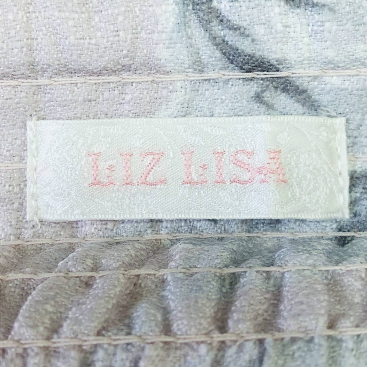 k2490 LIZ LISA リズリサ スカート ひざ丈 ウエストゴム 裏地 サイズ0 薄ピンク 花柄 レディース ガーリー フェミニンフローラルスタイル _画像9