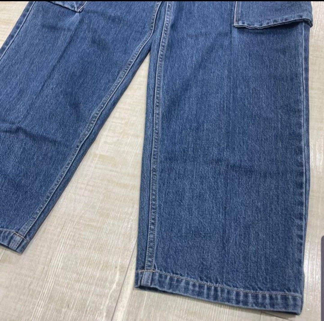 新品 未使用 RELAX FIT HANDSFREE DENIM PANTS リラックスフィット ハンドフリー デニム パンツ インディゴ系 サイズM 定価 ¥16280_画像4