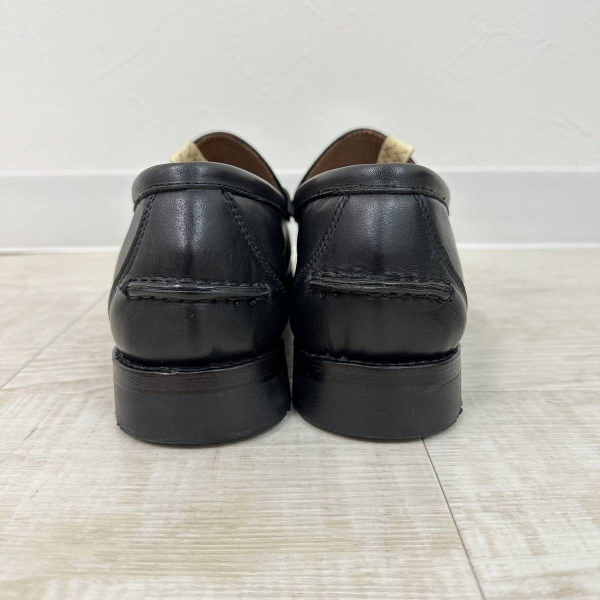 未使用 visvim ビズビム FABRO FOLK ファブロ フォルク レザー ローファー シューズ 靴 BLACK ブラック サイズ 8 ( M8 ) 0122202002002_画像5