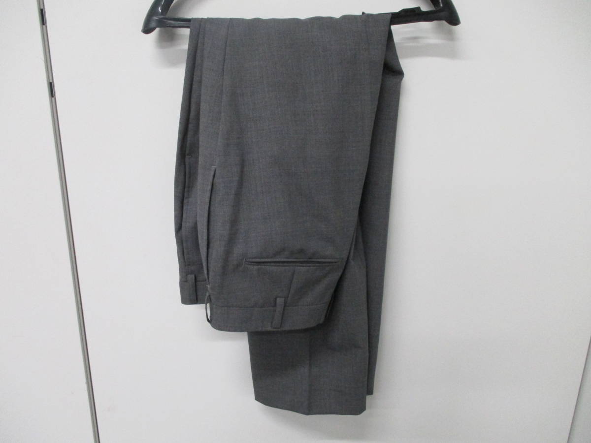 B387　棚末　現状品　Alan Flusser　スーツ　メンズ　Super100’ｓ　ジャケット　パンツ　セットアップ　アラン・フラッサー　_画像4