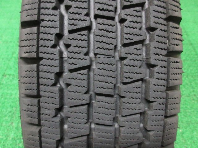 D688【送料無料】145/80R12 80/78 6PR 超溝高 8~8.5分山 ブリヂストン スタッドレス W300 2020年製 ホイールセット 4本 激安 軽トラ 軽バン_画像4