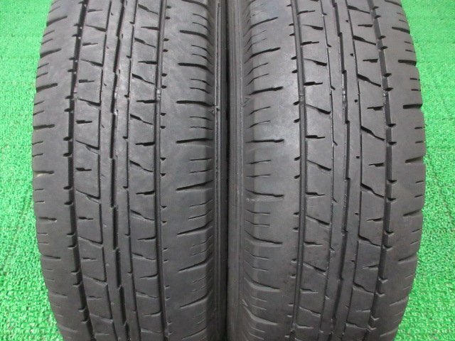 D735【送料無料】145/80R12 80/78 6PR 超溝高 8~8.5分山 夏タイヤ ENASAVE VAN01 2022年製 ホイールセット 4本 激安 軽トラック 軽バン 等_画像3