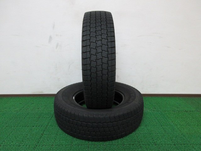 D792【送料無料】195/80R15 107/105 超溝高 8.5~9分山 スタッドレス ICENAVI CARGO 2022年製 2本 激安 ハイエース 200系 キャラバン 商用車_画像1