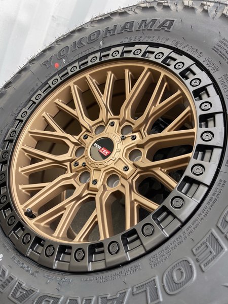 新品 VORTEK VRT608 17x9 ハイラックス サーフ プラド 17インチマッドタイヤホイールセット YOKOHAMA GEOLANDAR MT 265/70R17 285/70R17_画像5