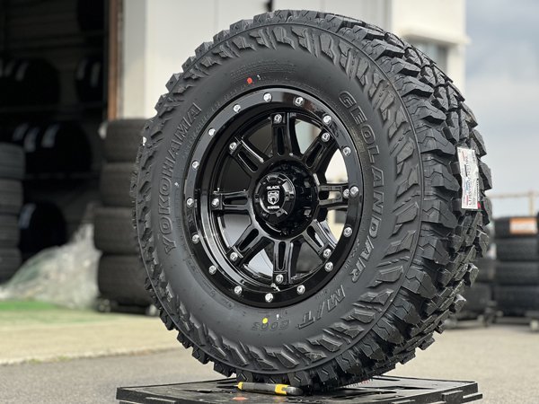 純正フェンダー対応！ 17インチ タイヤホイールセット pcd139.7 6h YOKOHAMA 265/65R17 ハマーH3 サバーバン アバランチ タイタン_画像3