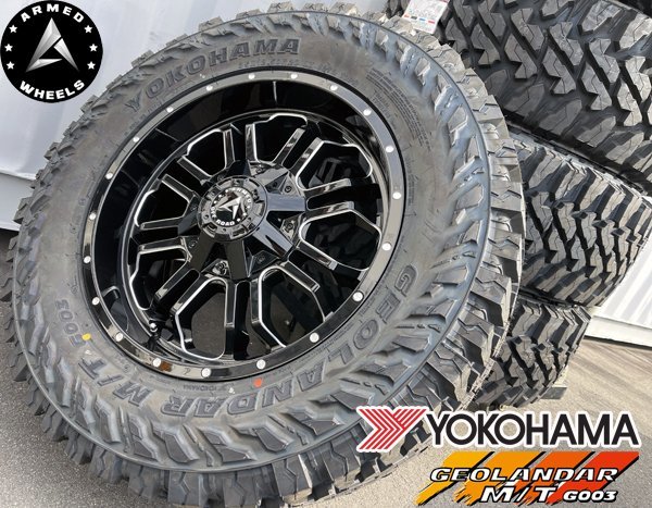 ARMED OFFROAD ハマーH2 H1 HUMMER 20インチマッドタイヤホイール YOKOHAMA GEOLANDAR MT G003 35x12.50R20 37x12.50R20_画像1